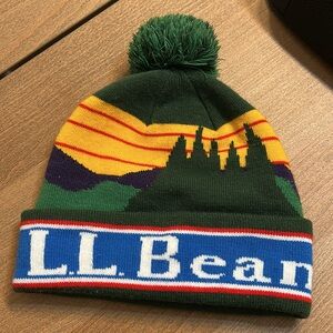 L.L. Bean Forest Scene Beanie